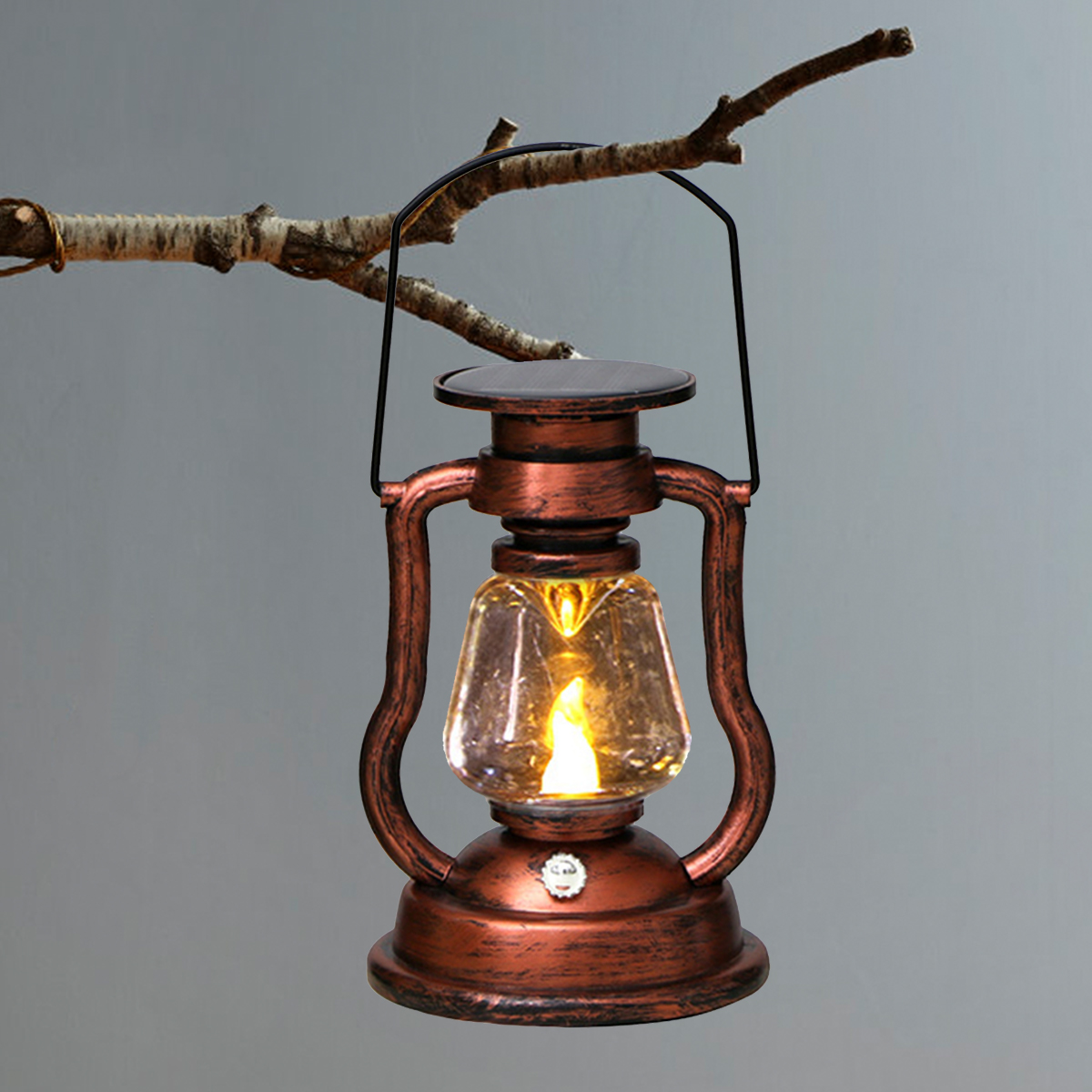 Lighting Decor Ideas - Lampe d'ambiance rétro LED solaire, lanterne