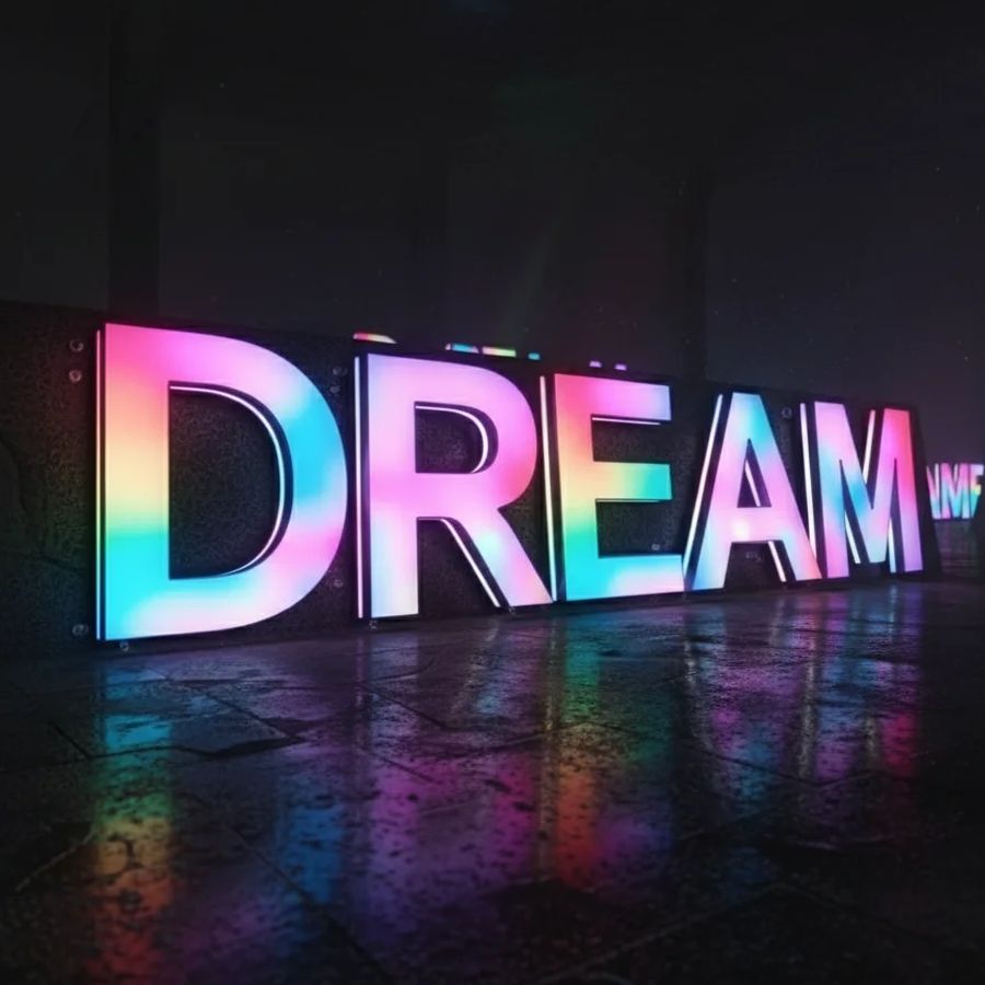 Lighting Decor Company - Panneau lumineux LED en métal RGB