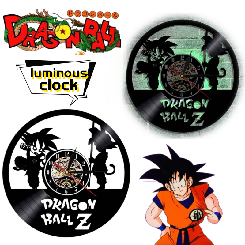 Lighting Decor Items - Horloge murale créative personnalisée Dragon Ball