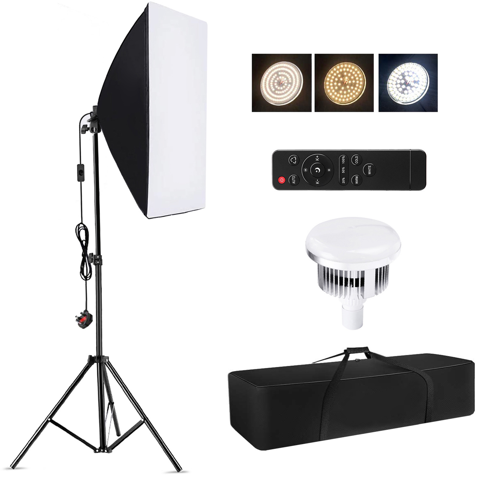 Lighting Gallery - Kit d'éclairage photo Camnoon Studio avec