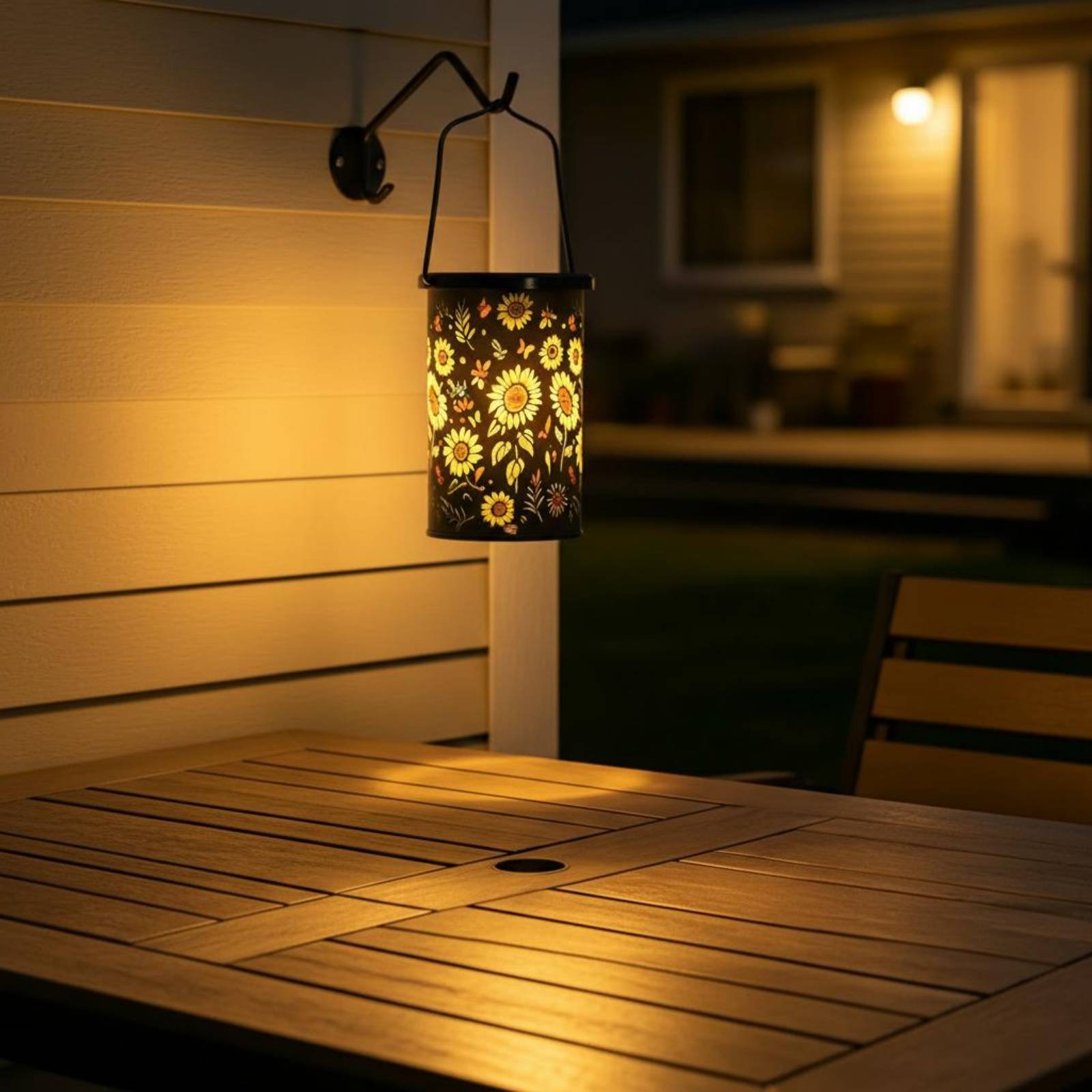 Lighting Design Decor - Lanterne solaire suspendue au design vintage