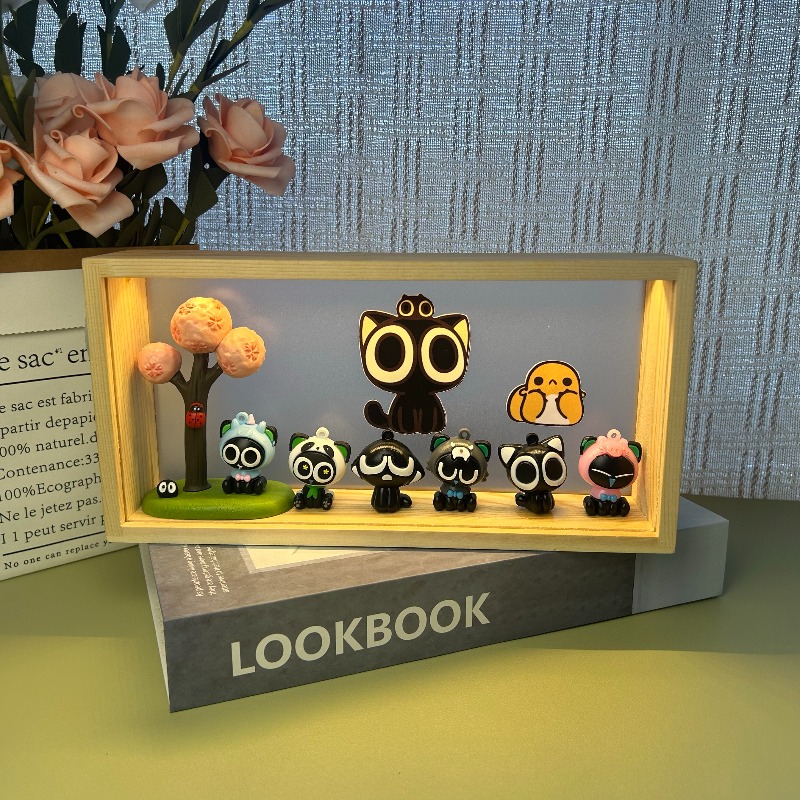Lighting Decor Items - Cadre lumineux LED Luo Xiaohei, veilleuse