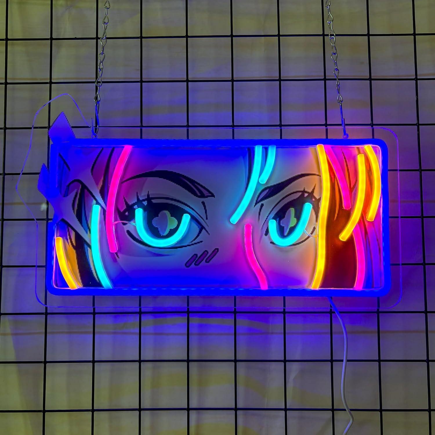 Garage Lighting Decor - Enseigne néon LED USB à intensité