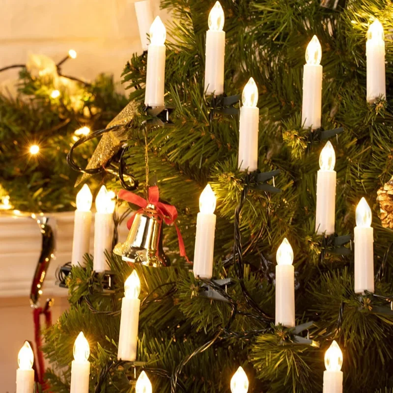 Home Decor Lighting Tree - Guirlande lumineuse de bougie de noël