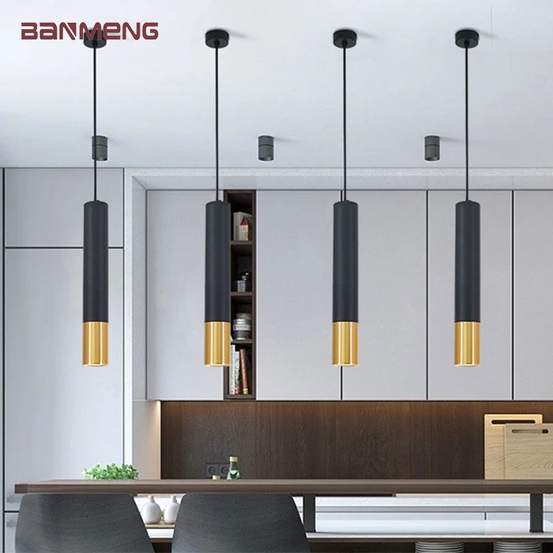Lighting Decor Company - Lustre moderne à tube LED long,