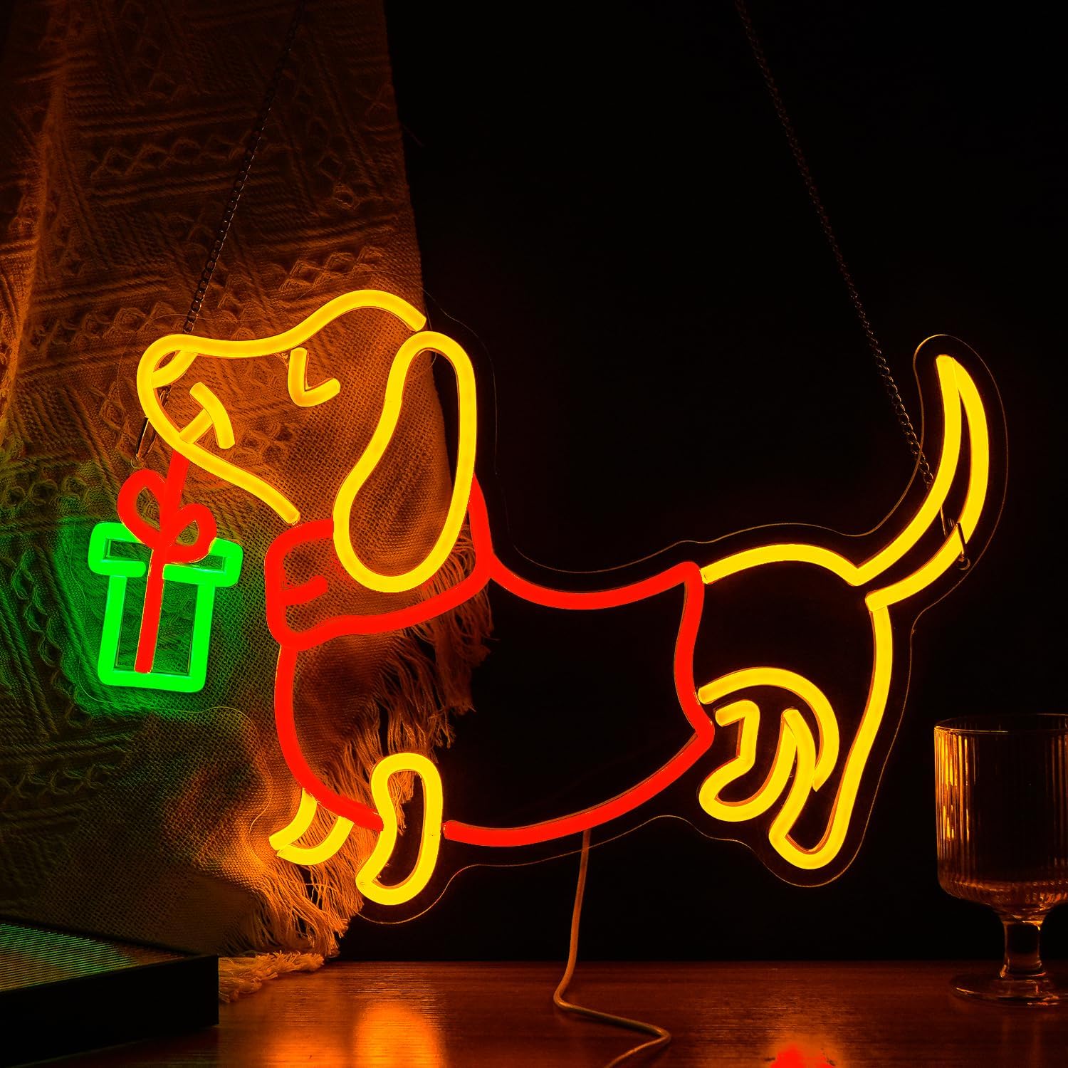 Enseigne au néon teckel à inte - Bedroom Lighting Decor Ideas avis et prix