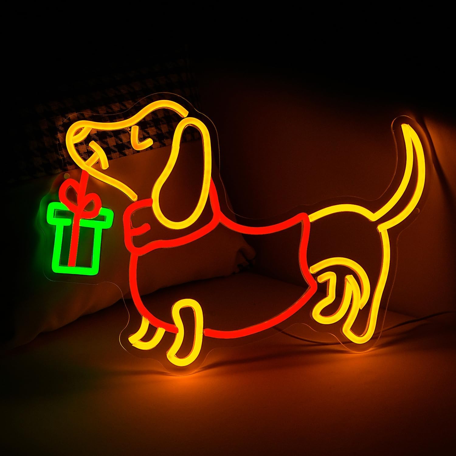 Enseigne au néon teckel à inte - Bedroom Lighting Decor Ideas avis et prix