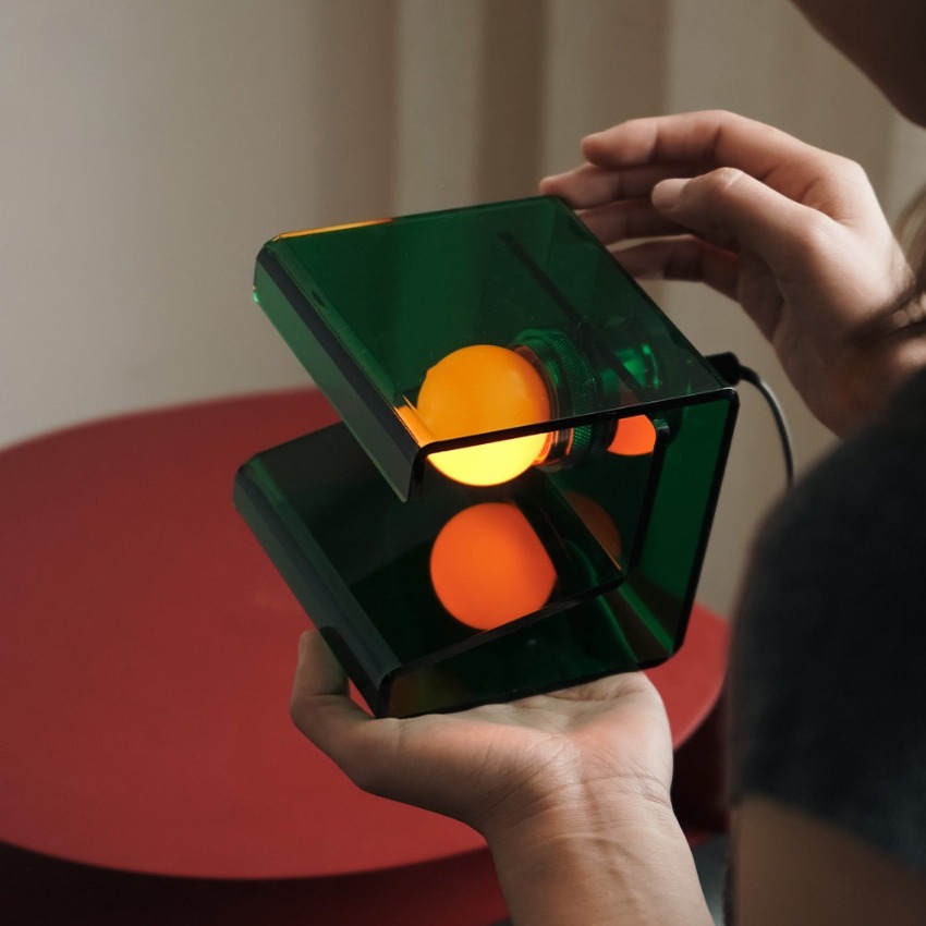 Lampe de table cube moderne en - Ambient Lighting Decor For Room avis et prix