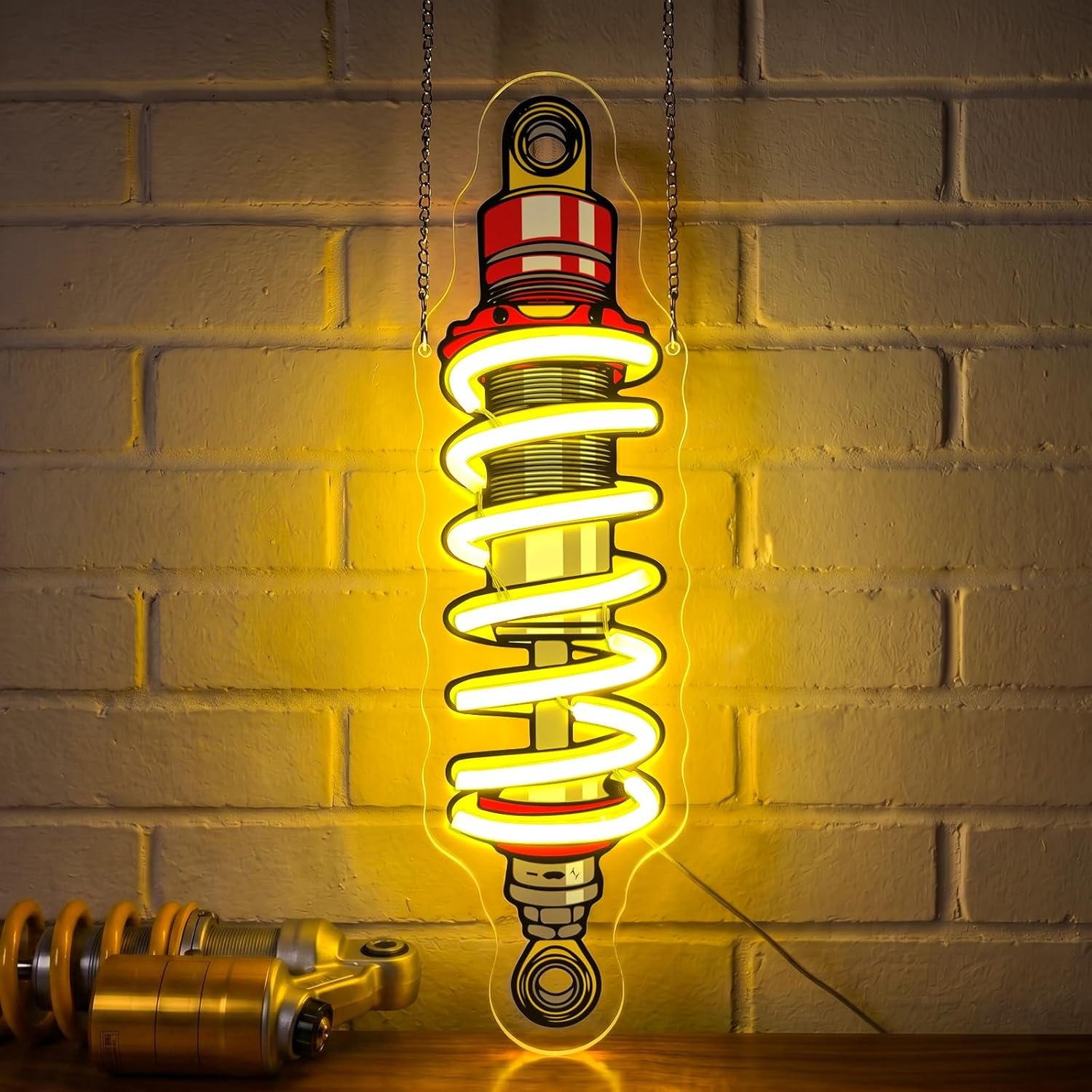 Lumière néon LED amortisseur d - Garage Lighting Decor avis et prix