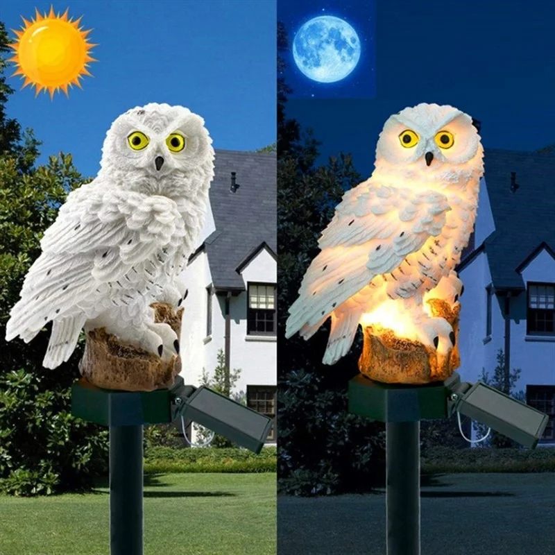 Statue de hibou solaire, lumiè - Lighting Decor Ideas avis et prix