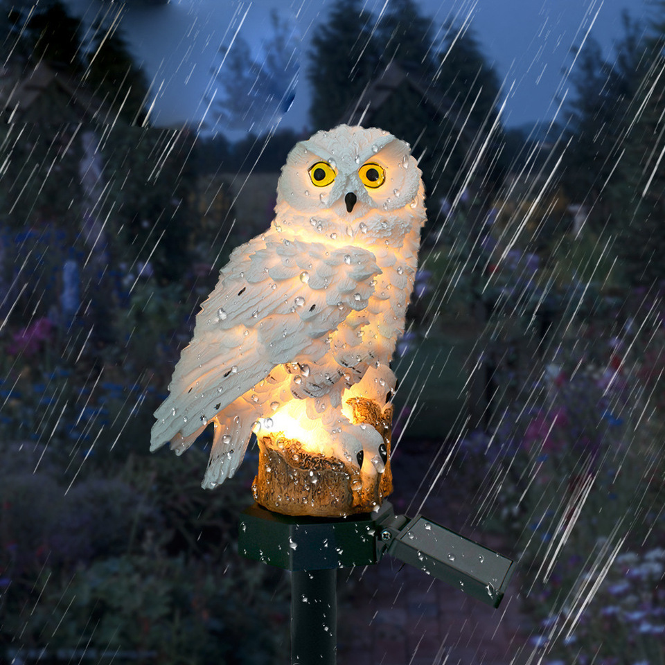 Statue de hibou solaire, lumiè - Lighting Decor Ideas avis et prix