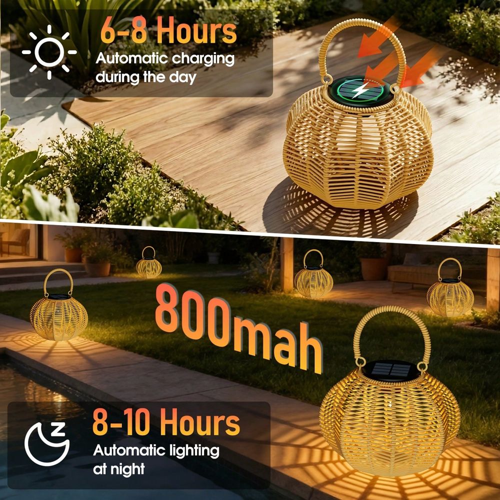 Lampe solaire en rotin pour la - Ambient Lighting Decor For Room avis et prix
