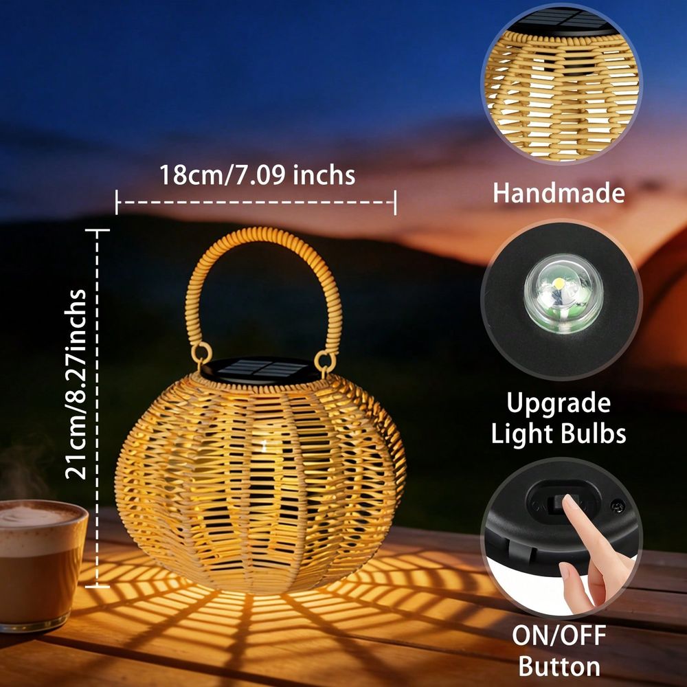Lampe solaire en rotin pour la - Ambient Lighting Decor For Room avis et prix