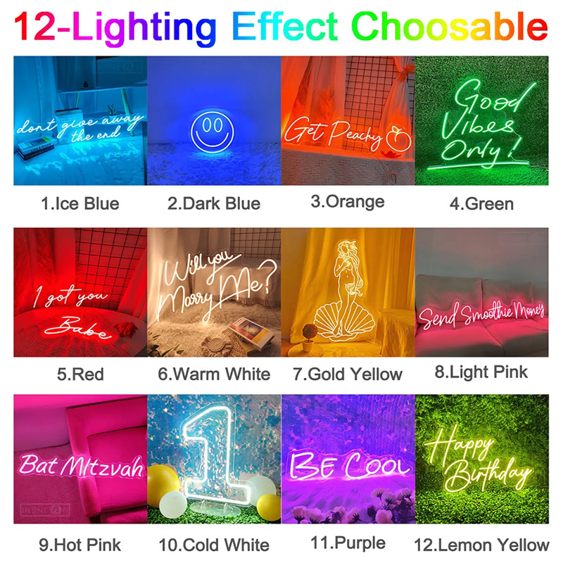 Enseignes néon LED personnalis - Lighting Decor Items avis et prix