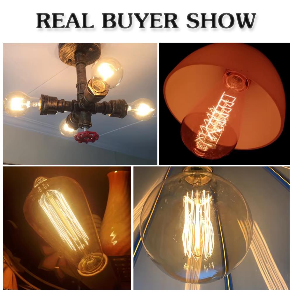 Ampoule Edison rétro E27 40W 2 - Lighting Decor Items avis et prix