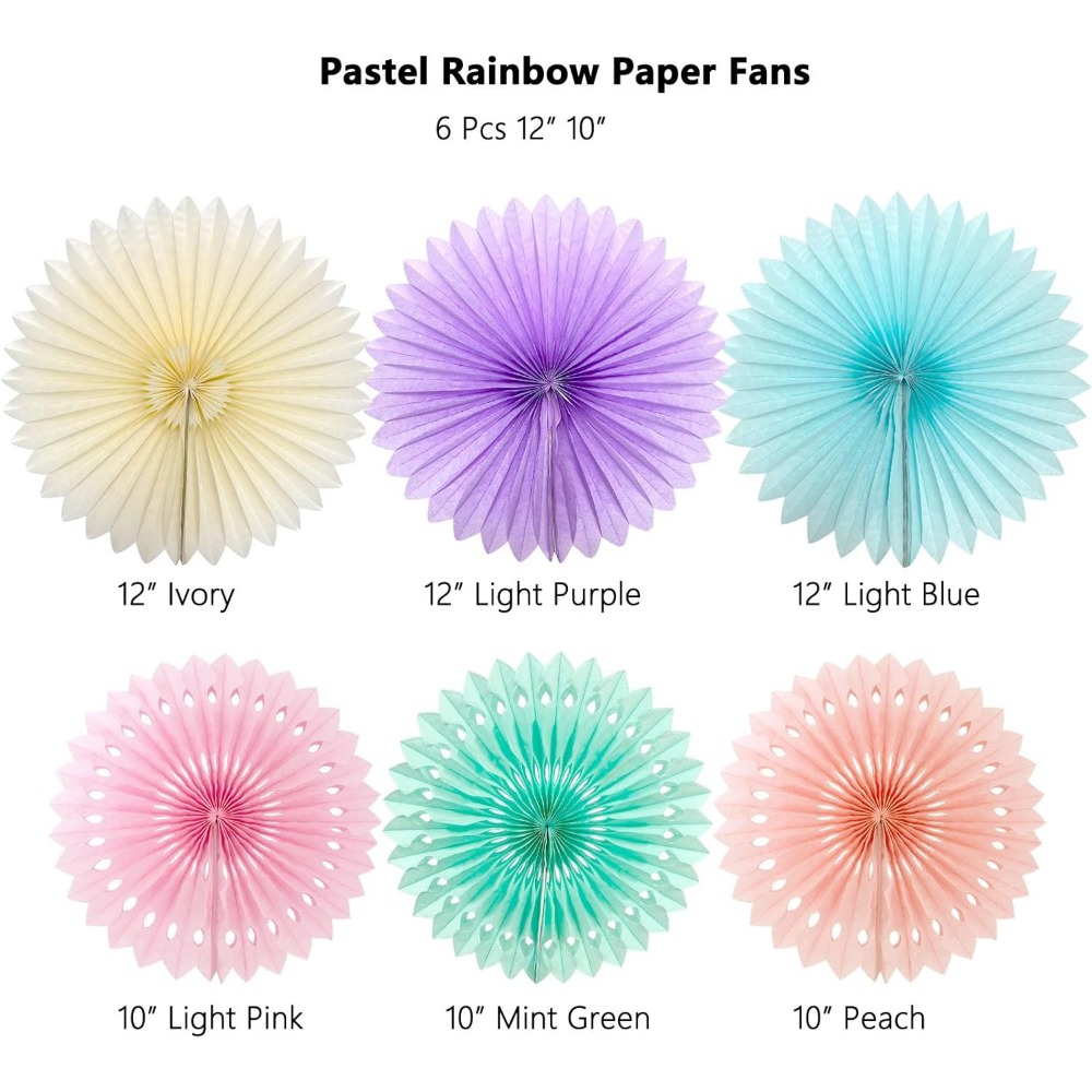Éventails en papier arc-en-cie - Decor Lighting Fans avis et prix