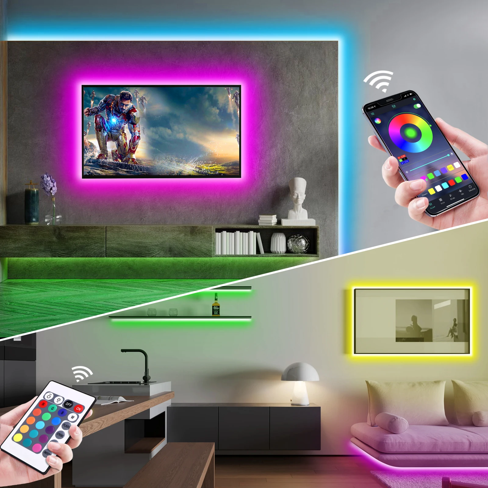 Bande lumineuse LED néon RGB,  - Lighting Decor Items avis et prix